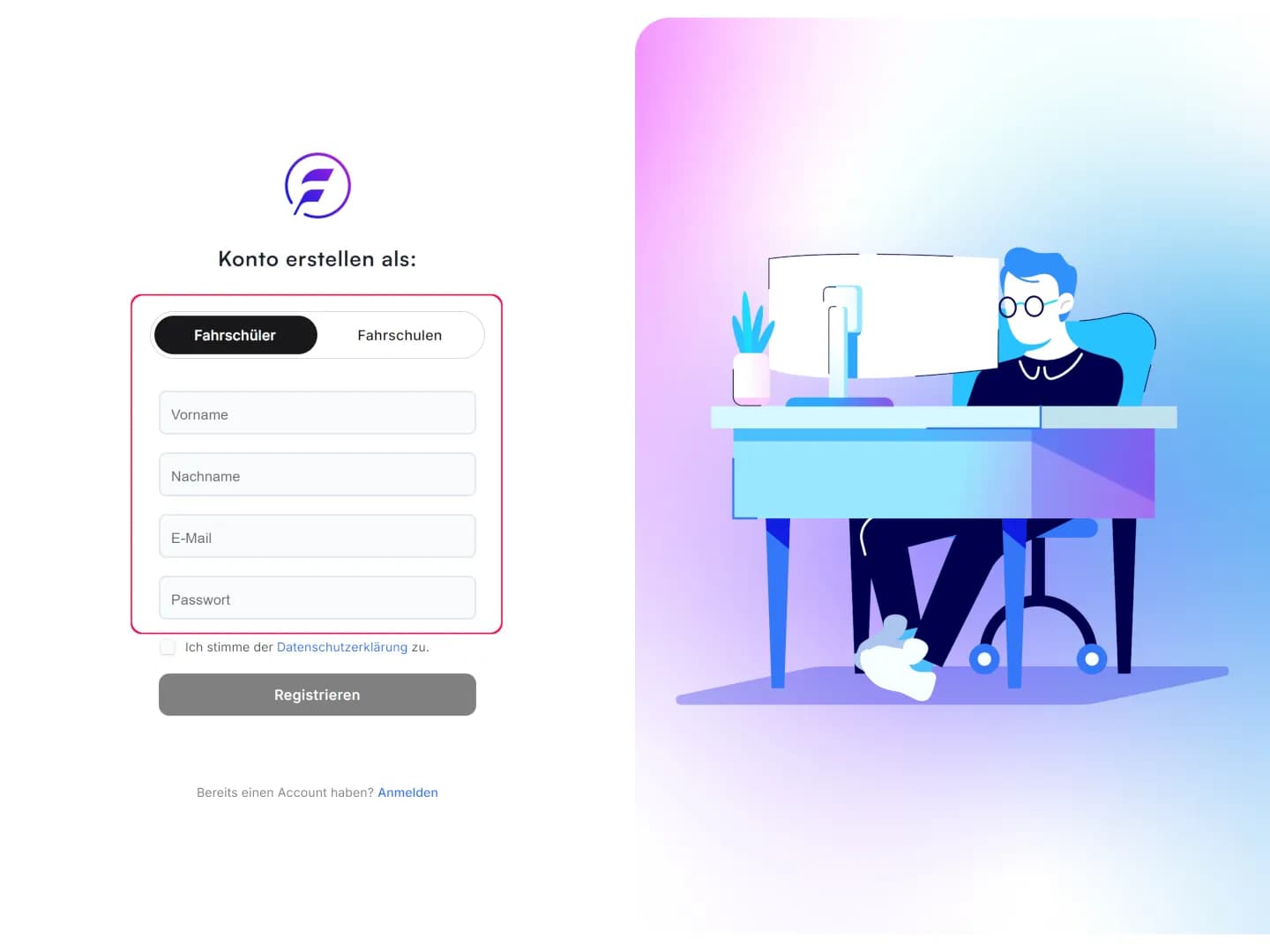 Anmeldung